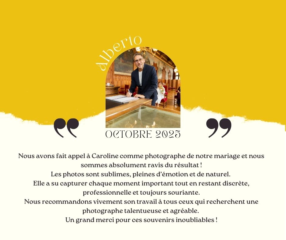 AVIS MARIAGE CAROLINE BLEUX PHOTOGRAPHE